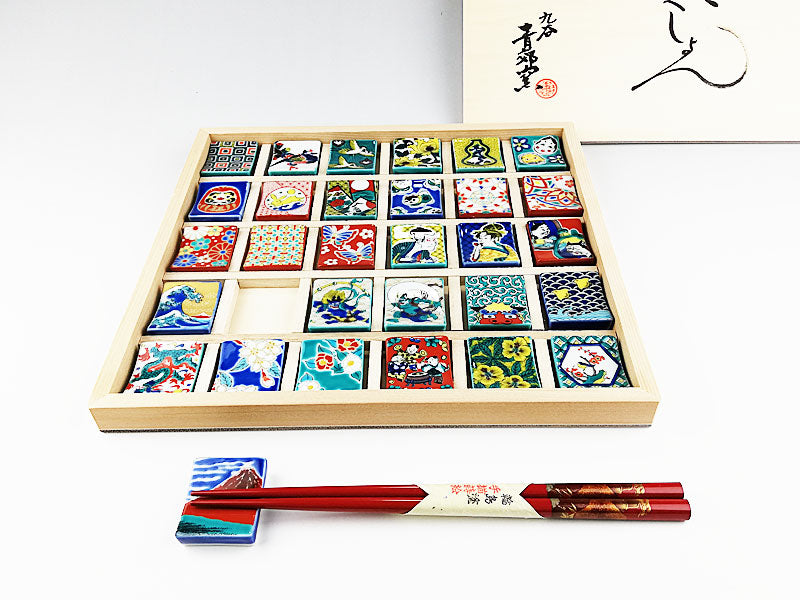 九谷焼 色絵 箸置き コレクション（専用木箱付） – 漆陶舗あらき