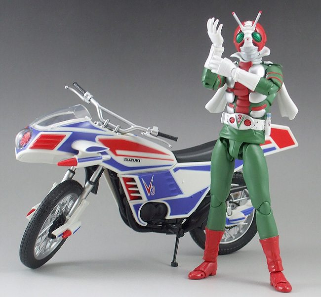a*k様 a*k様 仮面ライダー 車 ウイング付き フィギュア付き ブリキ