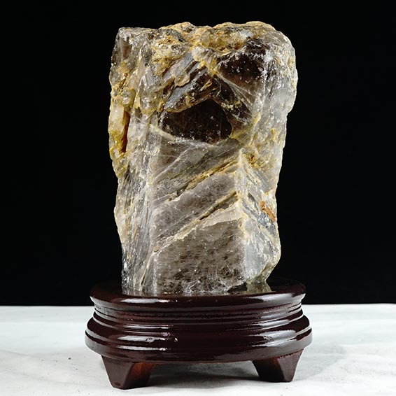 3.1Kg スモーキークォーツ 煙水晶 原石 虹入り 一点物 291-15 – 天然石