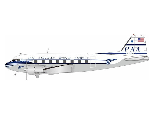 InFlight200 【予約商品】DC-3 パンアメリカン航空 NC33611 1/200