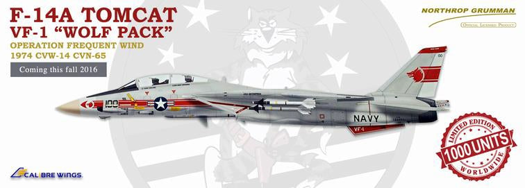 Calibre Wings F-14A アメリカ海軍 第1戦闘飛行隊 「ウルフパック