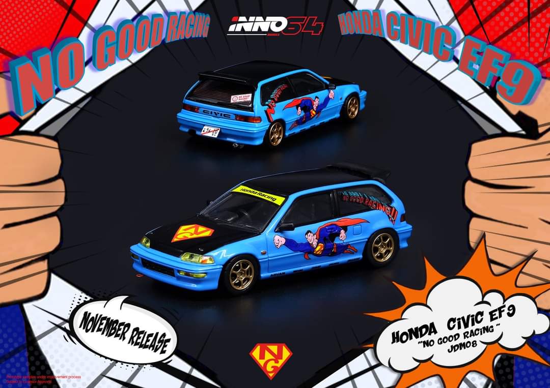 1:64 Inno64 Honda Civic EF9 