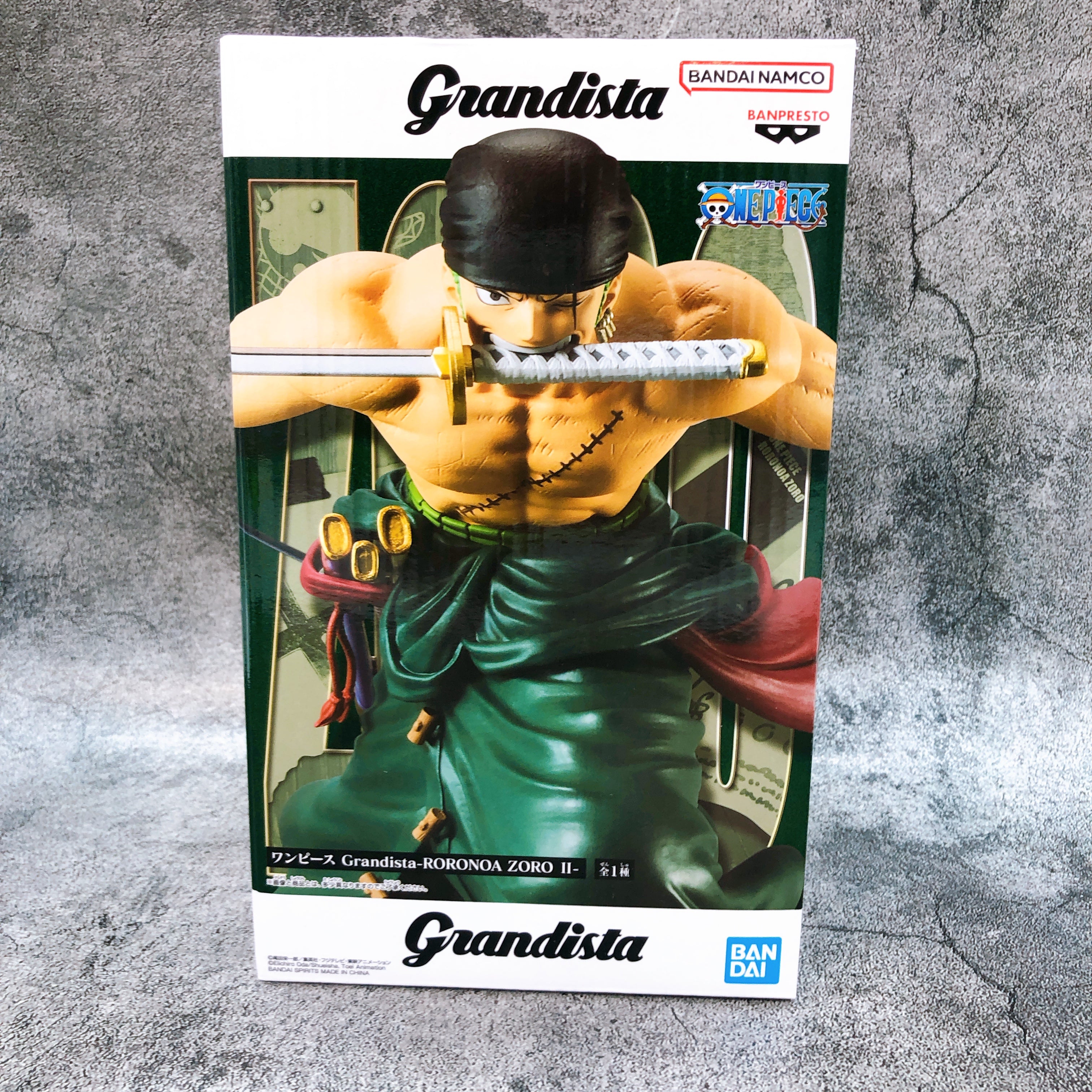 ONE PIECE Roronoa Zoro II Grandista Figure Banpresto Japan Sealed FAST