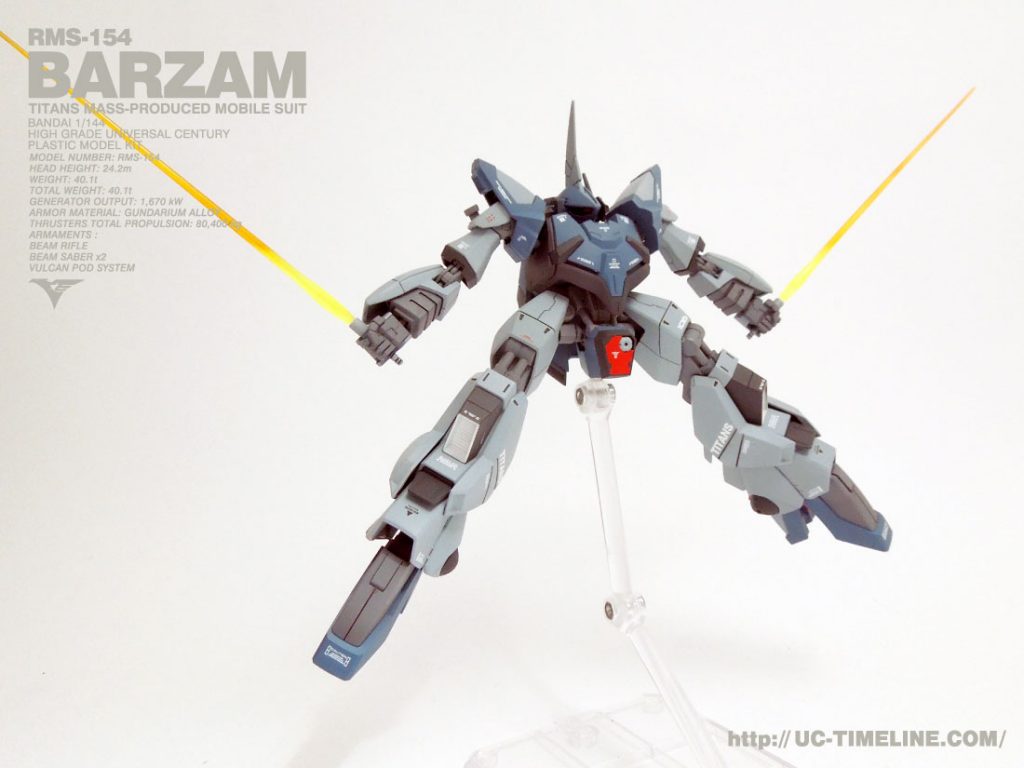 HGUC バーザム完成報告。 – UC-TIMELINE. ガンプラ好きだけど難しい