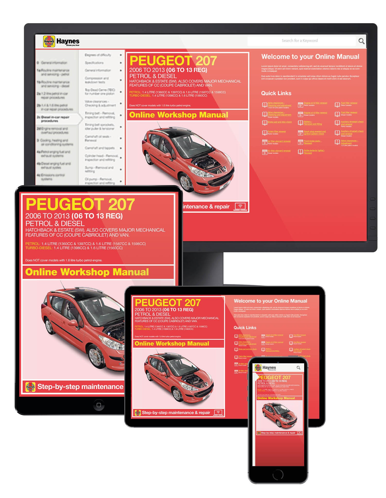 Peugeot 207 Petrol & Diesel 06 - 13 Haynes Repair Manual – Haynes