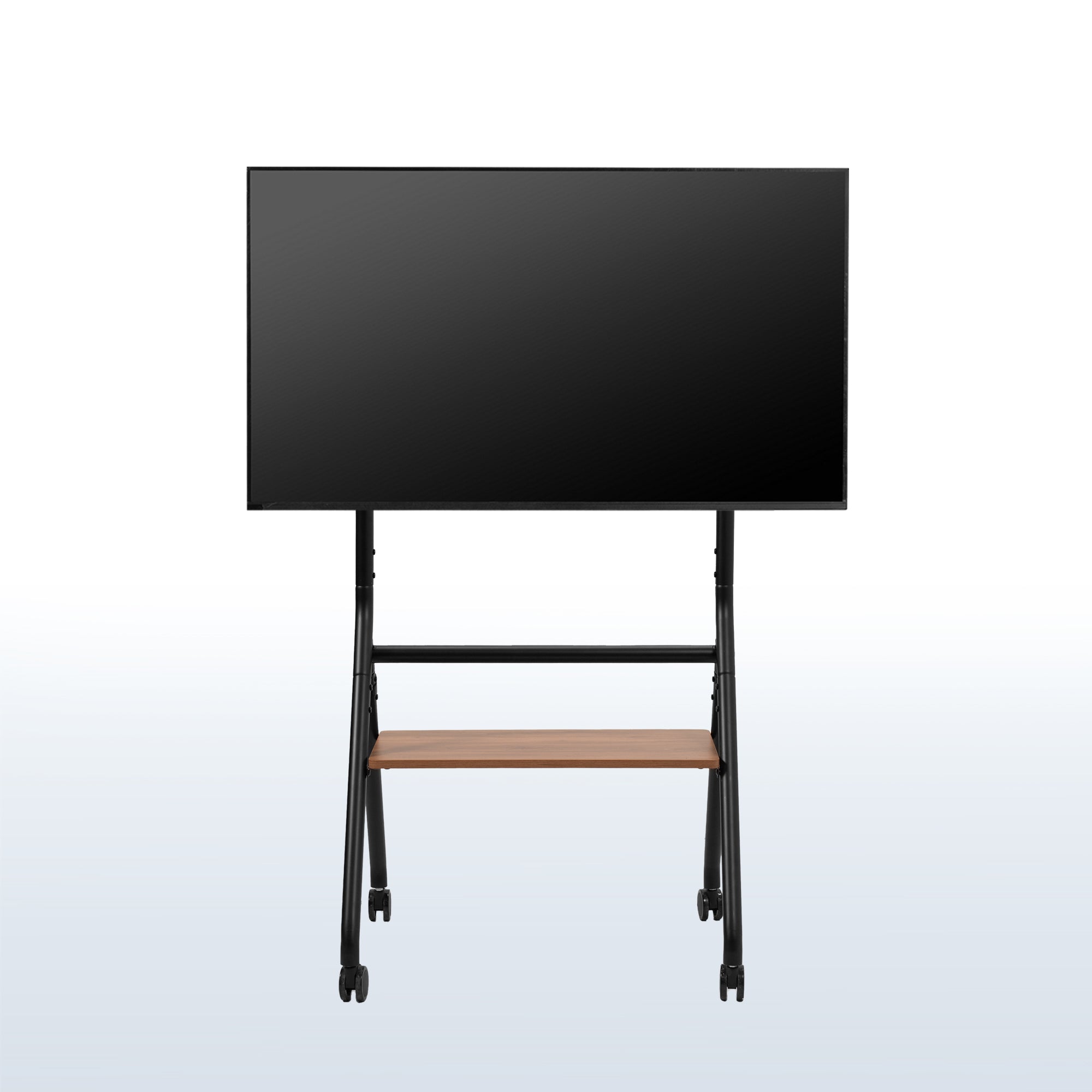 Mobile Studio TV Stand with Shelf for 37” to 86” TVs – VIVO - desk