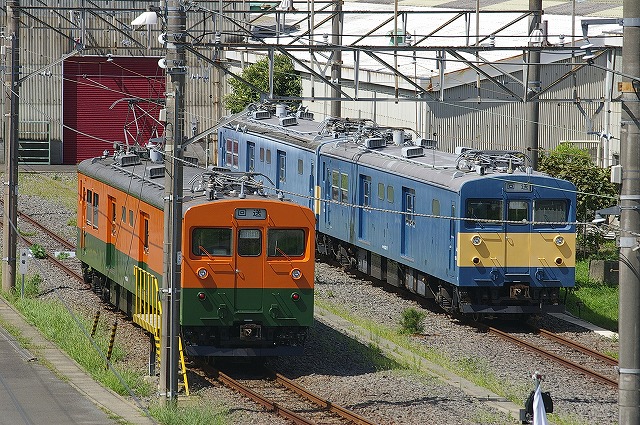 2007年 国府津のクモヤ143職員輸送電車