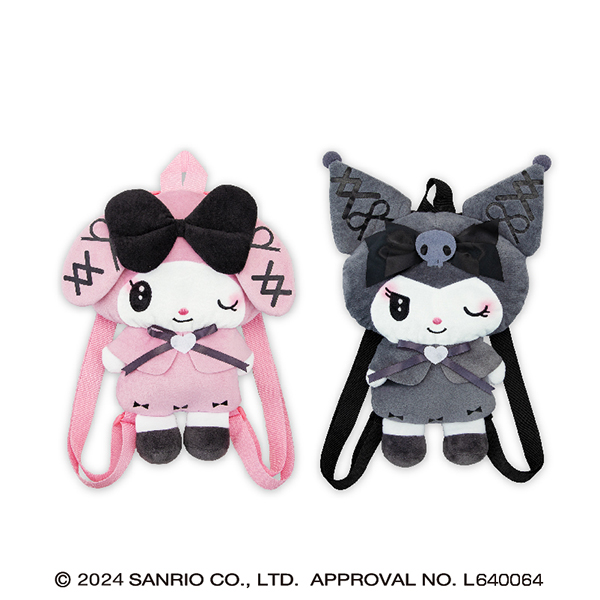 マイメロディ♡クロミ 真夜中のメロクロぬいぐるみリュック2｜タイトー
