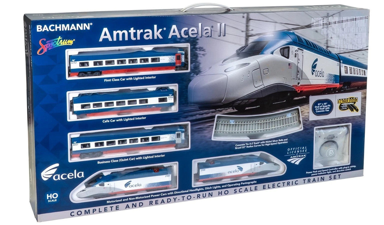 Bachmann 01206 HO Amtrak Acela II Train Set – Trainz