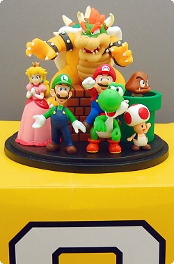 マリオグッズ特別編＞Super Mario Characters Figurine
