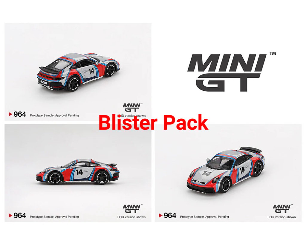 Mini GT 1:64 Porsche 911 Dakar “Rally 1974” – Ice Grey Metallic