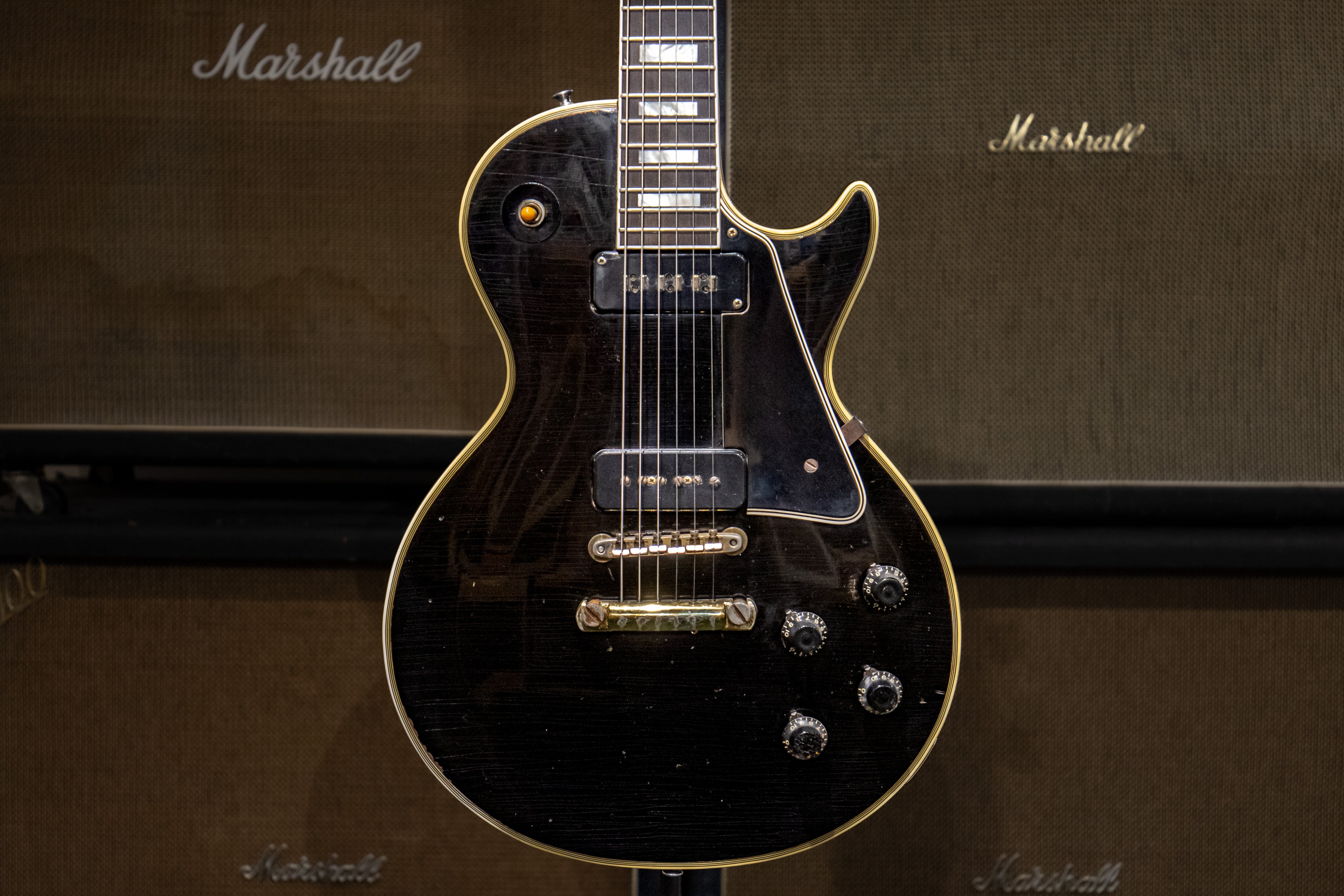1955 Gibson Les Paul Custom - Ebony – Dave's Guitar Shop