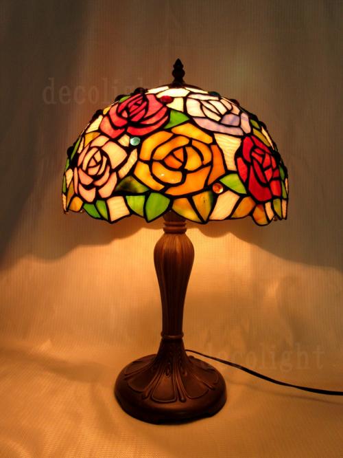 ステンドグラスランプの デコライト (Deco Light) / [ QXCH12-7 ] 12