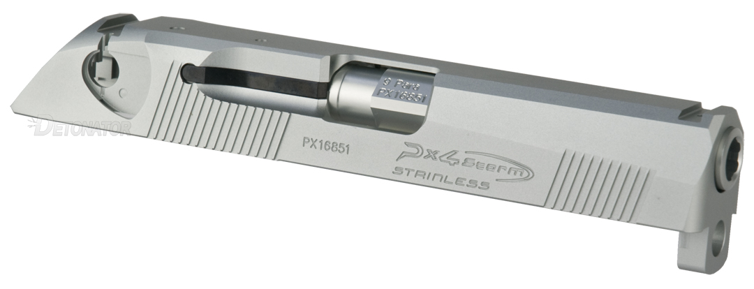 東京マルイPx4対応 Px4 TypeF カスタムスライド-Matt Silver