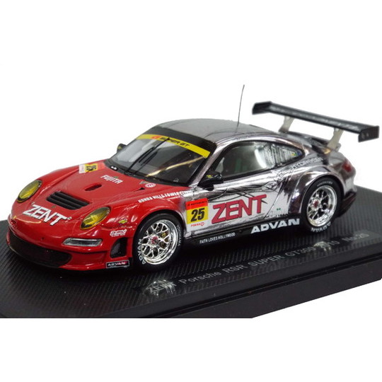エブロ】1/43 ZENT ポルシェ RSR スーパー GT300 2010 No.25 第2戦