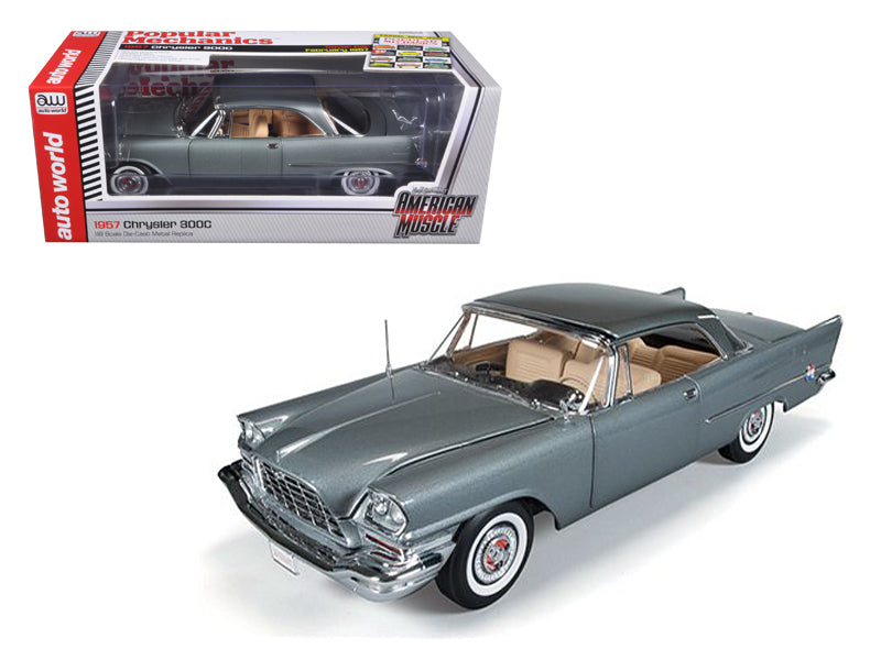 1/18 57 Chrysler 300 Gunmetal – Hobby Express Inc.
