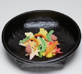 篭形食籠 一閑塗（菓子器兼用）【販売】-茶道具は京都しみず孔昌堂