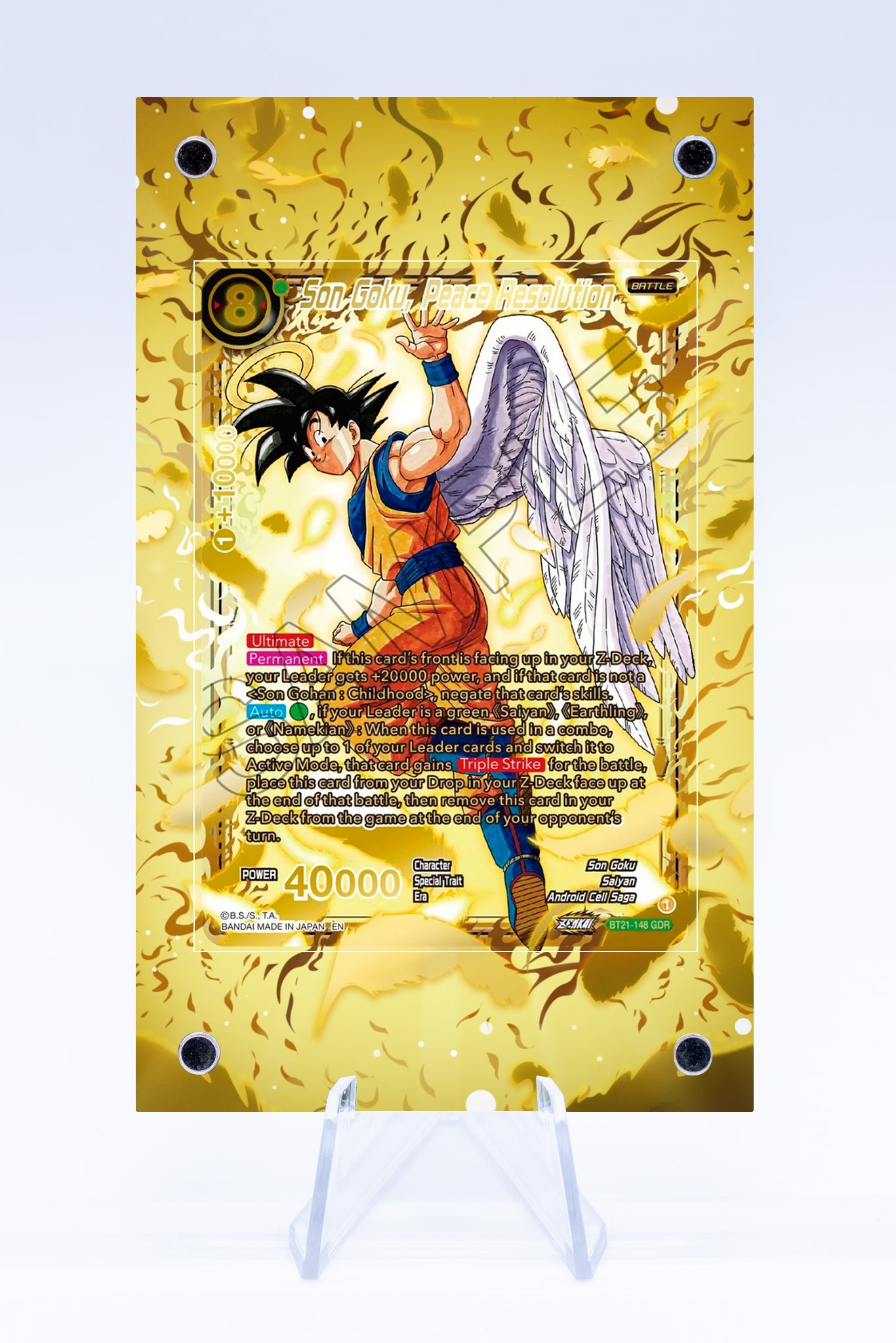 Son Goku Peace Resolution BT21 Case