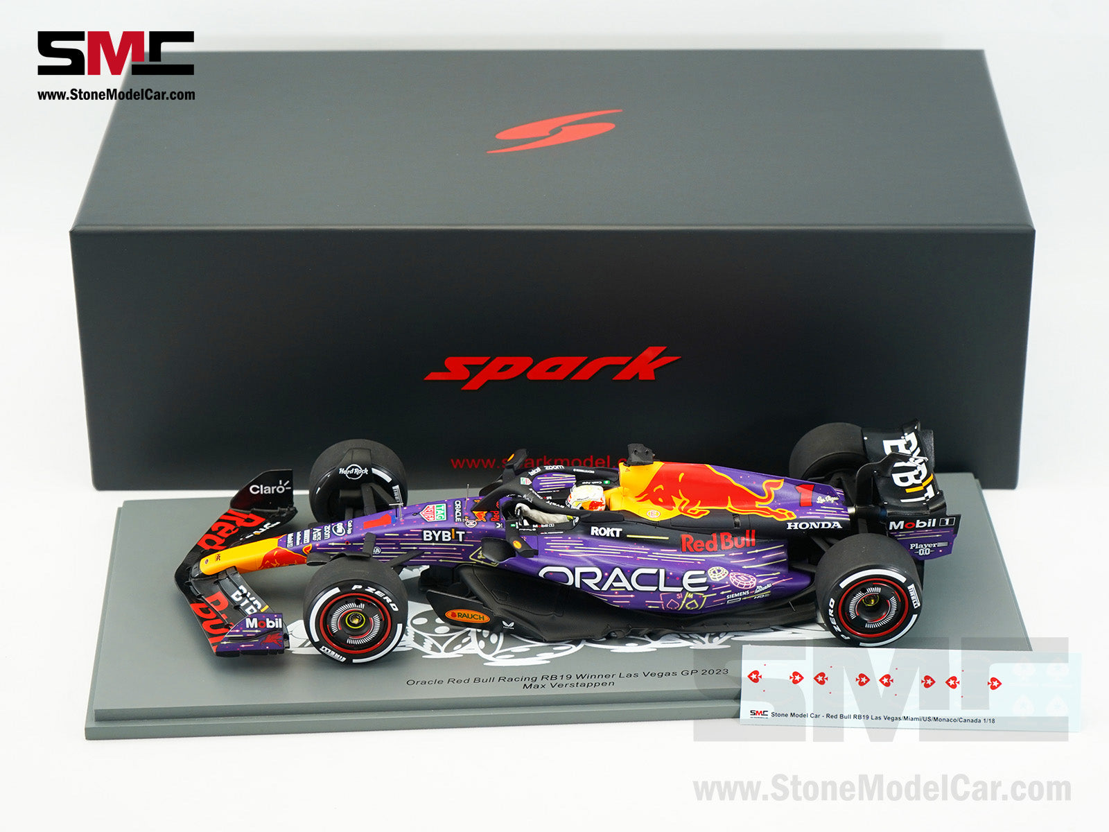 Red Bull F1 RB19 #1 Max Verstappen Winner US Las Vegas GP 2023