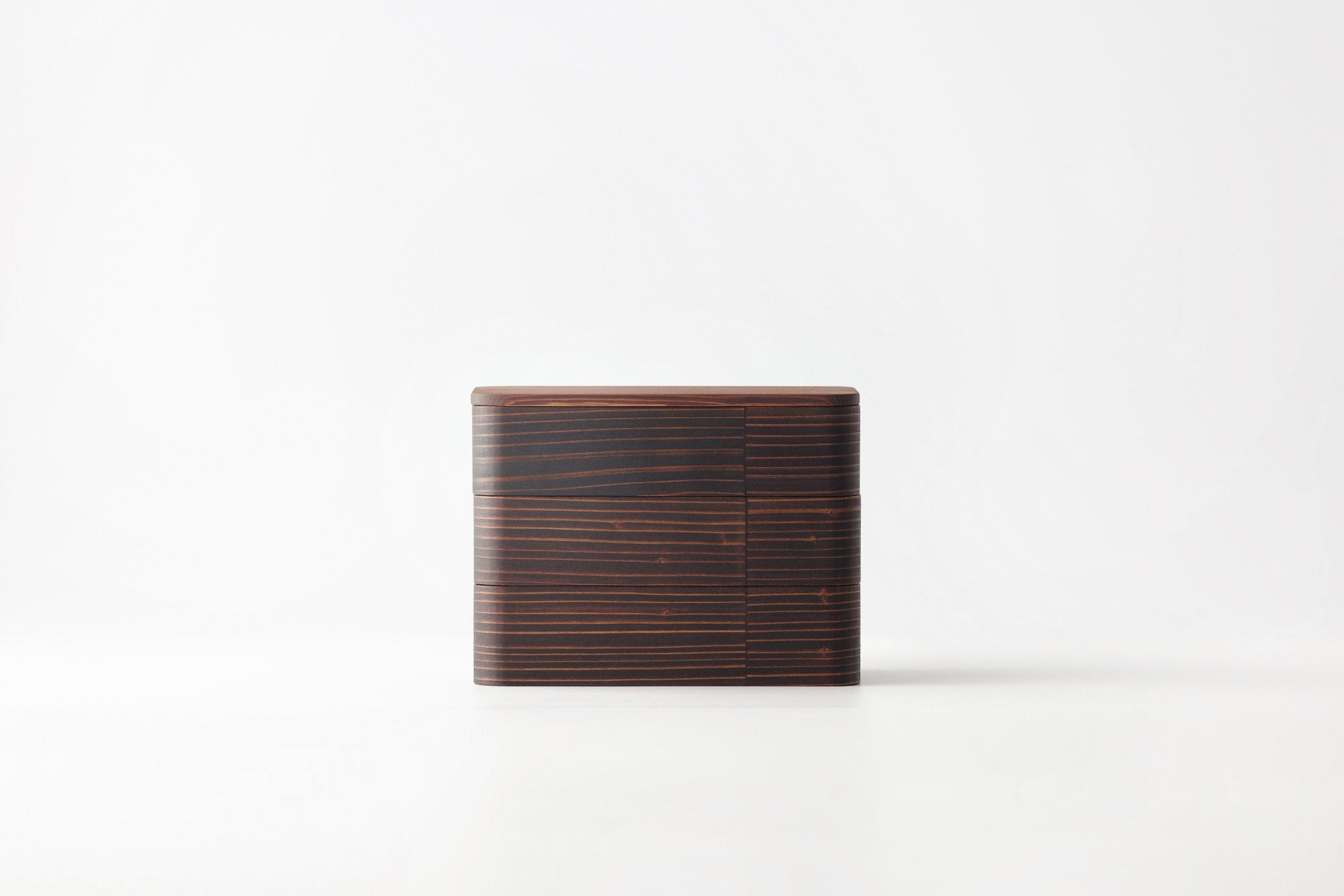 うるしの弁当箱（拭き漆）重箱｜杉の木クラフト