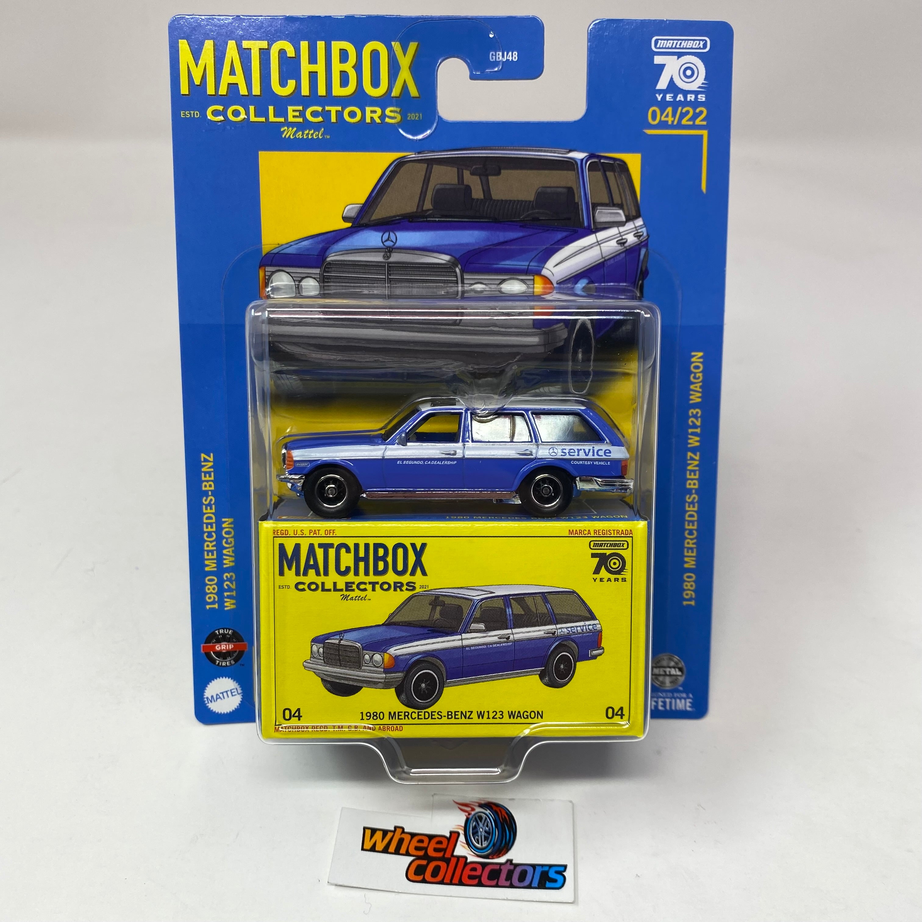 1980 Mercedes-Benz W123 Wagon #4 * Blue * 2023 Matchbox Collectors