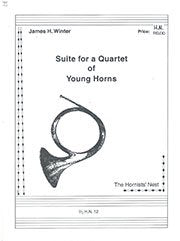 若いホルン奏者のための組曲（ホルン4重奏）／Suite for a Quartet of