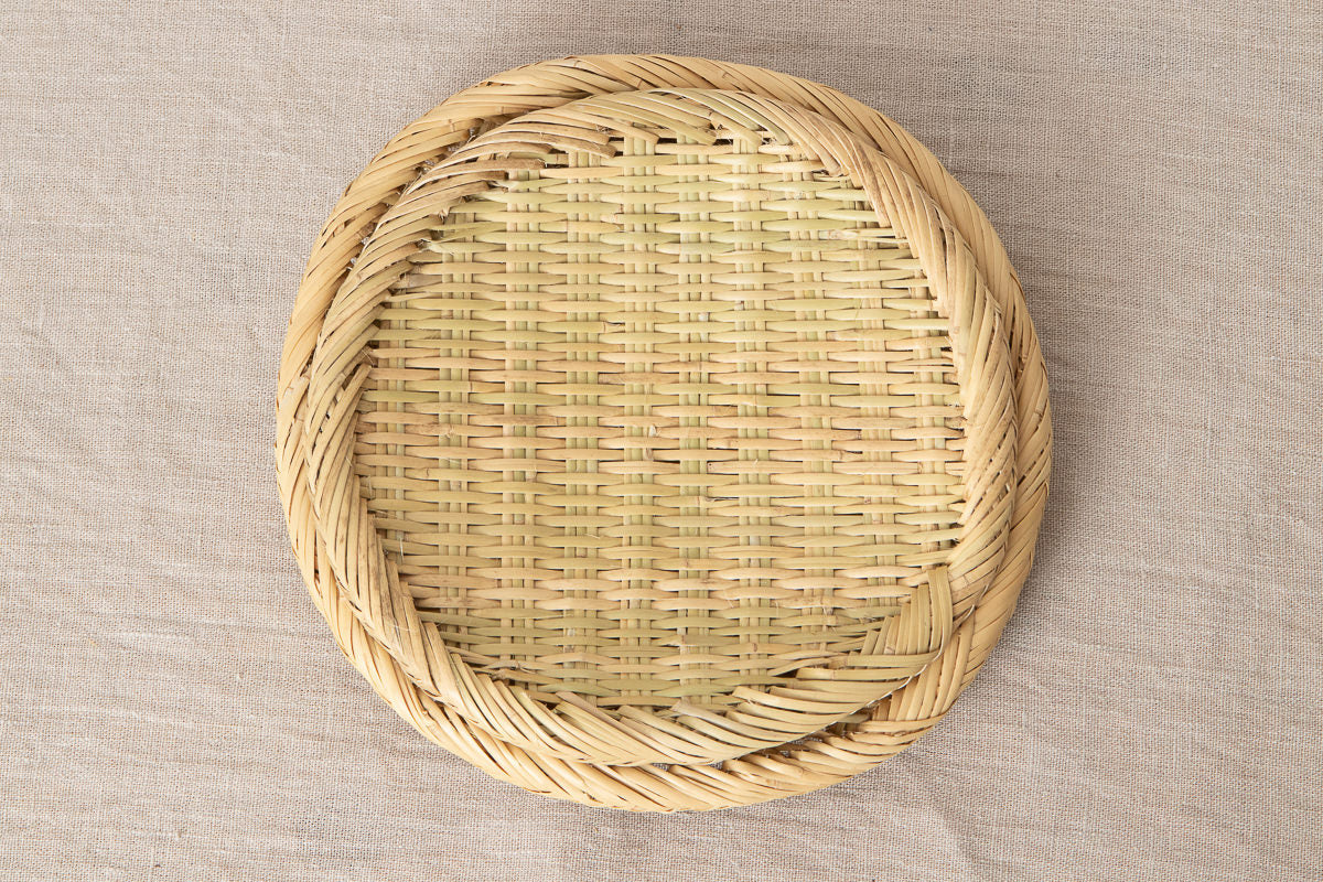 盛り付けに便利なすず竹のざる – 市川籠店 | 1basketry