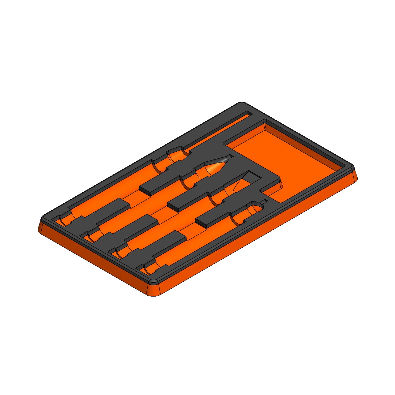 Snap On 11 Piece Punch & Chisel Set Tray - 3D Tools Trays by KB Tools