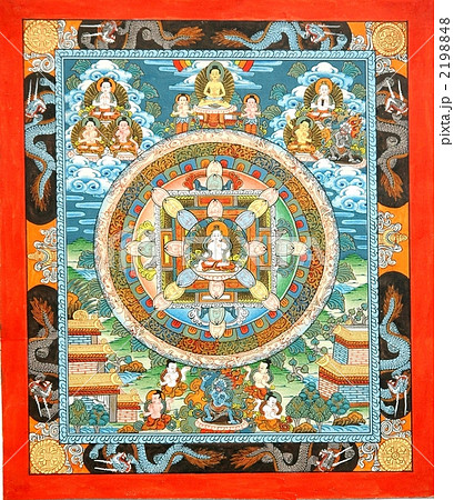ネパールの曼荼羅図の写真素材 [2198848] - PIXTA