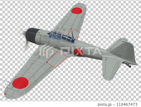 零式艦上戦闘機21型のイラスト素材 [118467473] - PIXTA