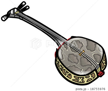 沖縄 楽器 三線 蛇皮のイラスト素材 - PIXTA