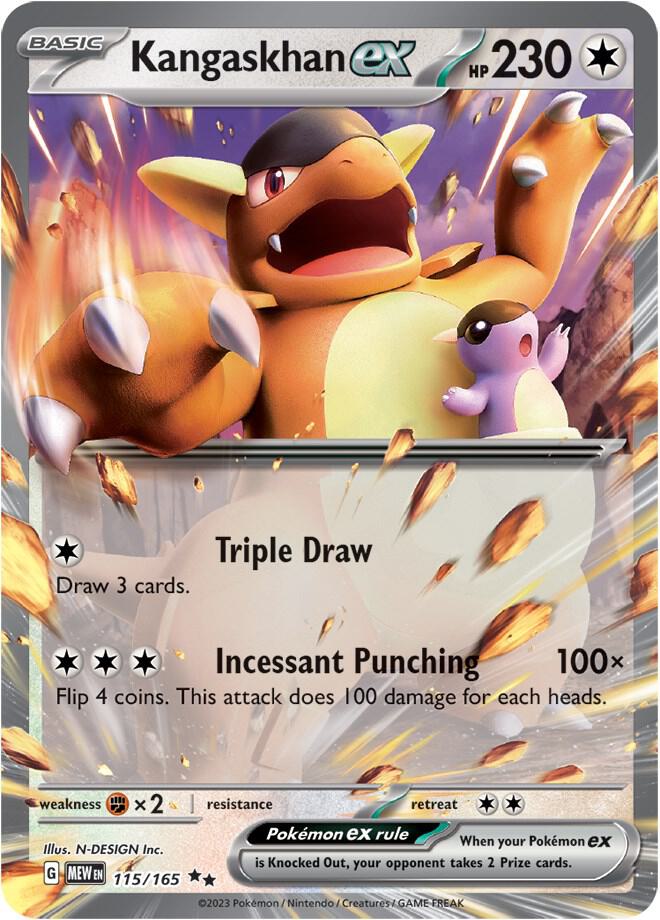 Kangaskhan ex - 115/165 - SV: Scarlet & Violet 151 - Pokemon
