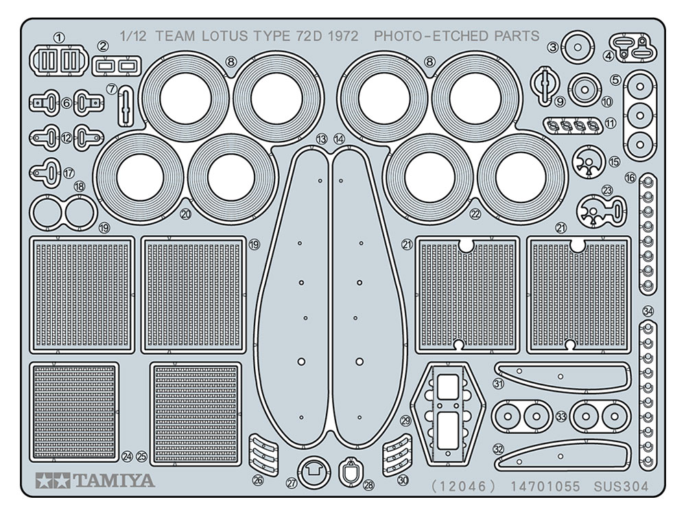 1/12 チームロータス タイプ72D 1972: スケールモデル｜TAMIYA SHOP