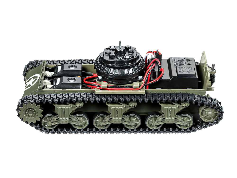 1/35RC アメリカ M4A3シャーマン戦車 (専用プロポ付き): RCモデル