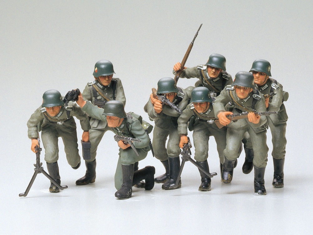 1/35 ドイツ歩兵 突撃セット: スケールモデル｜TAMIYA SHOP ONLINE