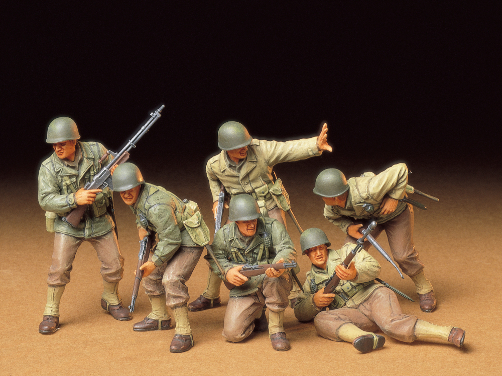 1/35 アメリカ歩兵 攻撃セット: スケールモデル｜TAMIYA SHOP ONLINE