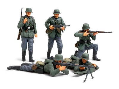 1/35 ドイツ歩兵セット（フランス戦線）: スケールモデル｜TAMIYA SHOP