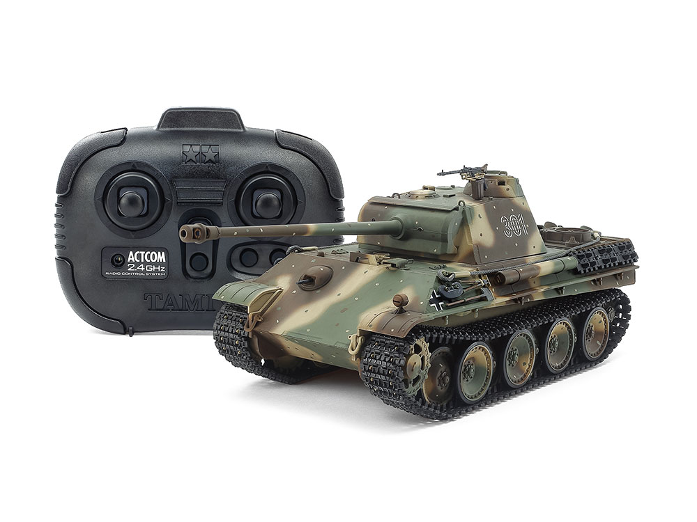 1/35RC ドイツ戦車 パンサーG 後期型 (専用プロポ付き): RCモデル