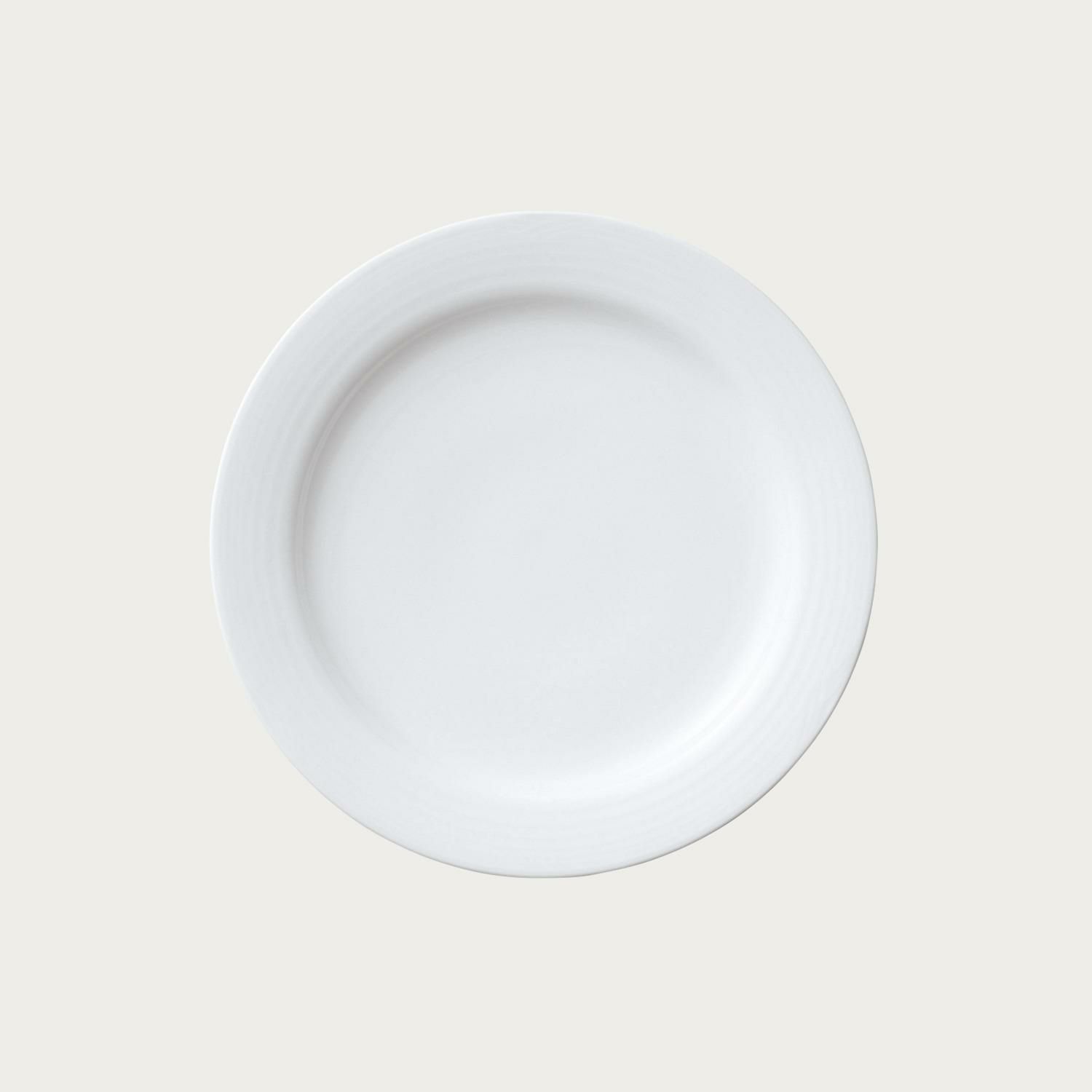 アークティック ホワイト 18cmプレート | ノリタケ食器公式オンライン