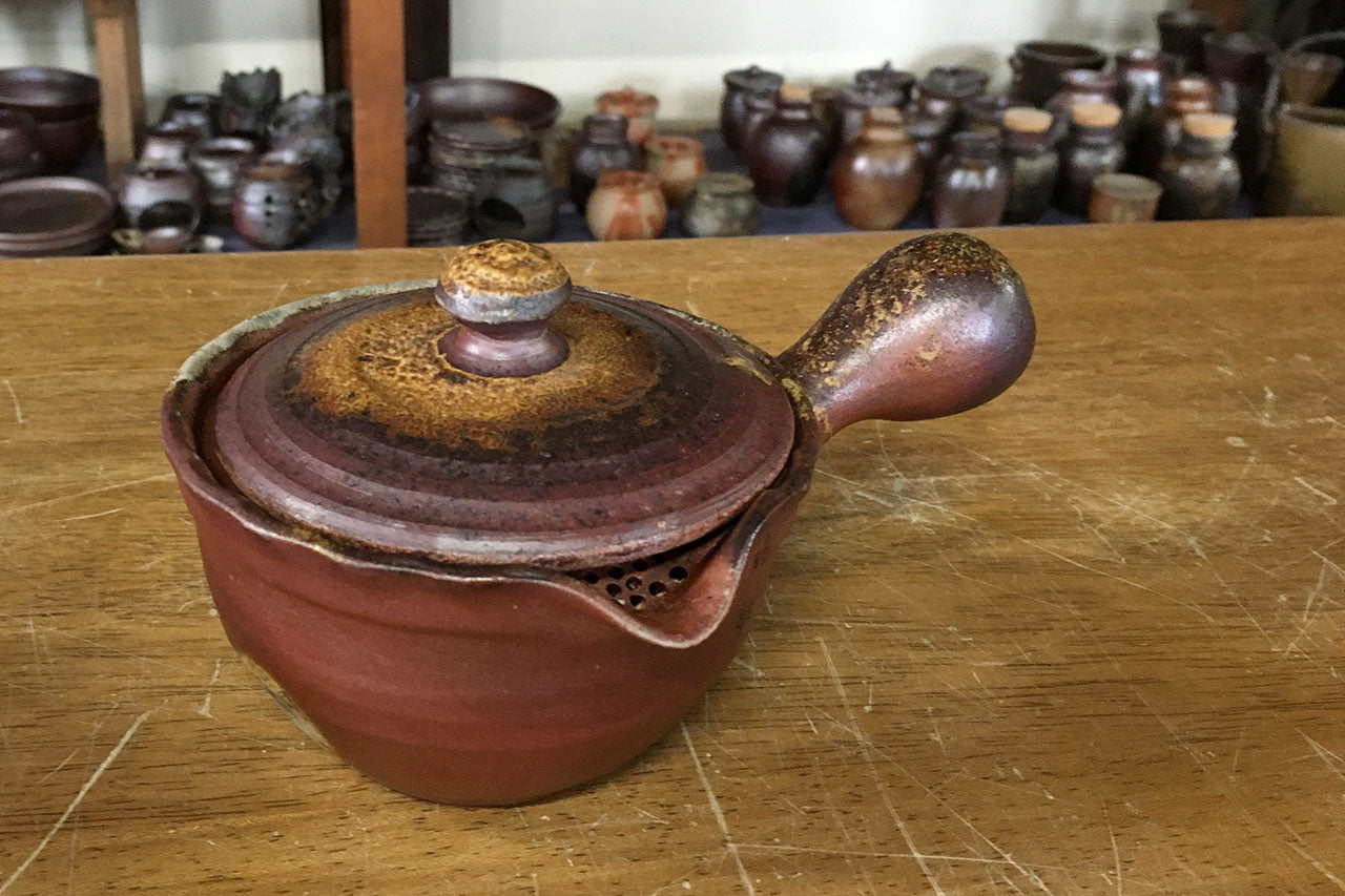 ティー用品 「急須 八十八夜」 五郎辺衛窯 備前焼 陶磁器 – Takumi Japan