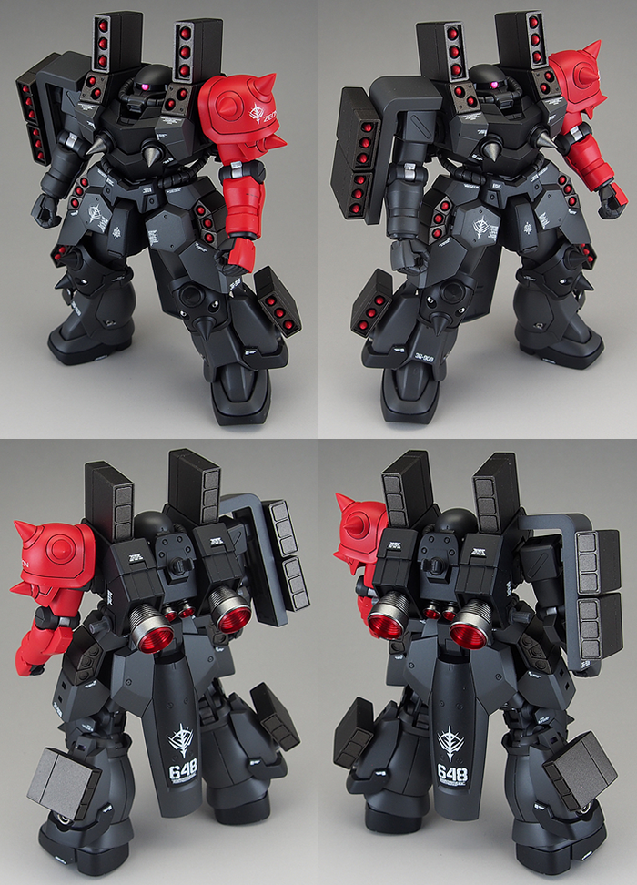 完成品] HGGB GPB-06F SUPER CUSTOM ZAKU F2000 | テキトーオヤジノ墓