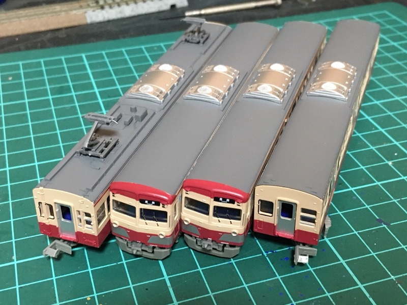 鉄道コレクション 西武鉄道新101系ワンマン車 赤電色 ～加工難易度
