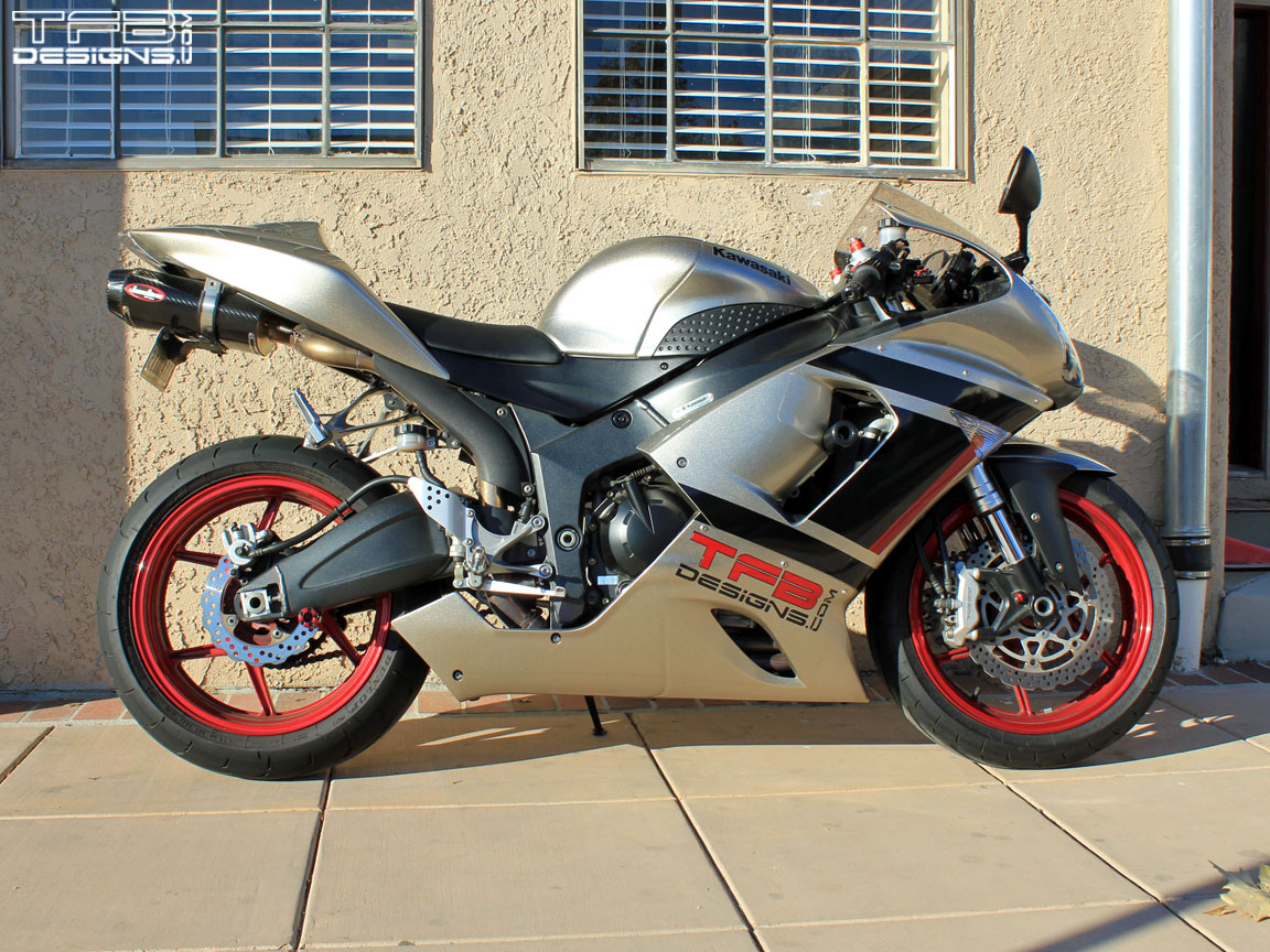 Ninja 636 Graphics Kit for 2005-2006 Kawasaki ZX-6R ZX6R - TFB Designs