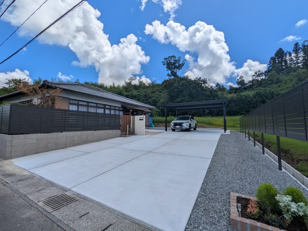 中古住宅のリフォーム外構 〜国富町A様邸〜 | 新築外構やお庭の