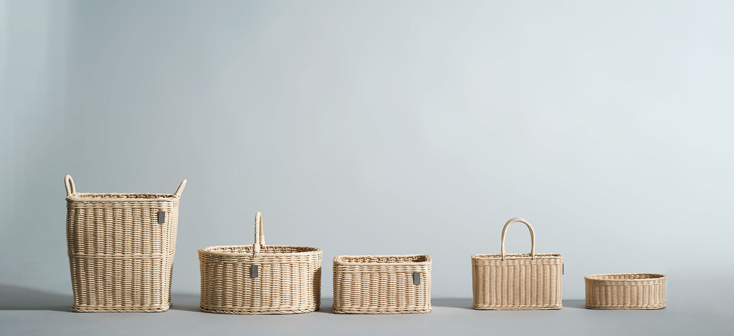 THREE CONCEPT PRODUCTS | 抗菌素材で編んだバスケット『キレーネ