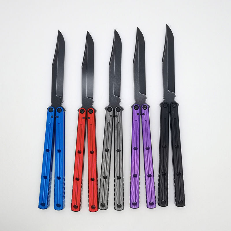 TITUS Kraken V3 Black Bowie Tanto Spear VG10 Blade 7075 Aluminum