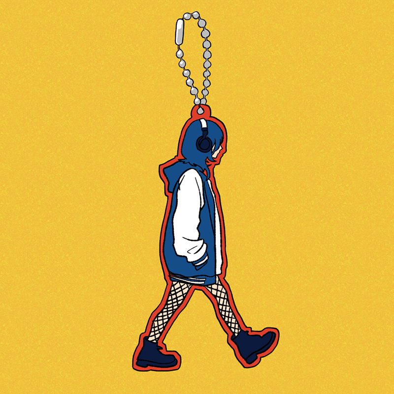 復刻版】MV主人公 RUBBER KEYCHAIN / アイワナビーフリー | TOoKA BASE