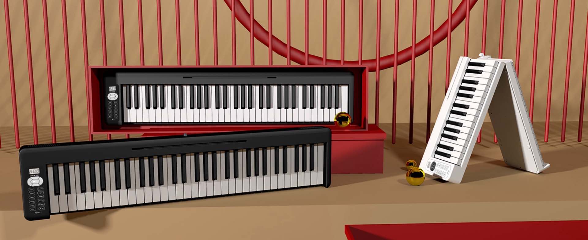Finger Dance BX11 61-Key Folding Piano — Tools and Toys