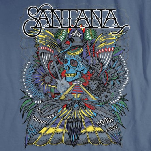 ロックTシャツ メンズ バンドTシャツ メンズ 【Santana】Santana Folk