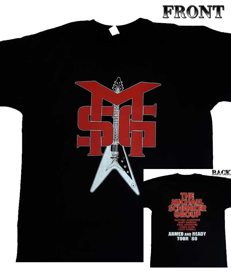MICHAEL SCHENKER GROUP MSG】ロックTシャツ メンズ バンドTシャツ